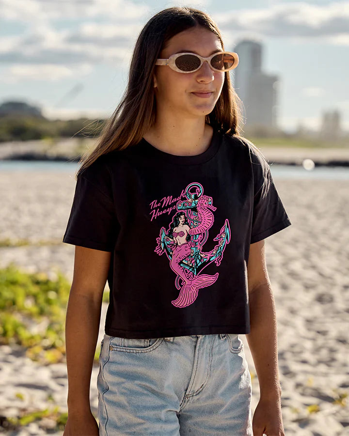 TMH SEAHORSE ANCHOR | GIRLS BOXY SS TEE