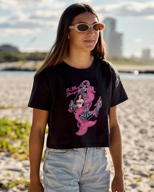TMH SEAHORSE ANCHOR | GIRLS BOXY SS TEE