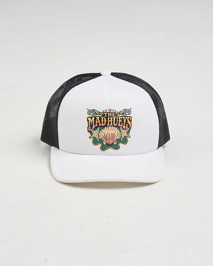 TMH SIDE SADDLE | WOMENS FOAM TRUCKER - WHITE