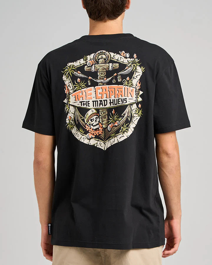 TMH THE TIKI CAPTAIN | SS TEE - BLACK
