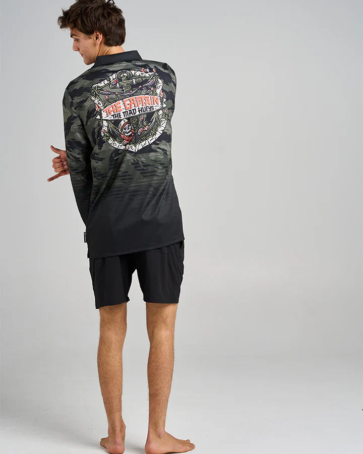 TMH THE TIKI CAPTAIN | UPF 50+ FISHING JERSEY - OLIVE