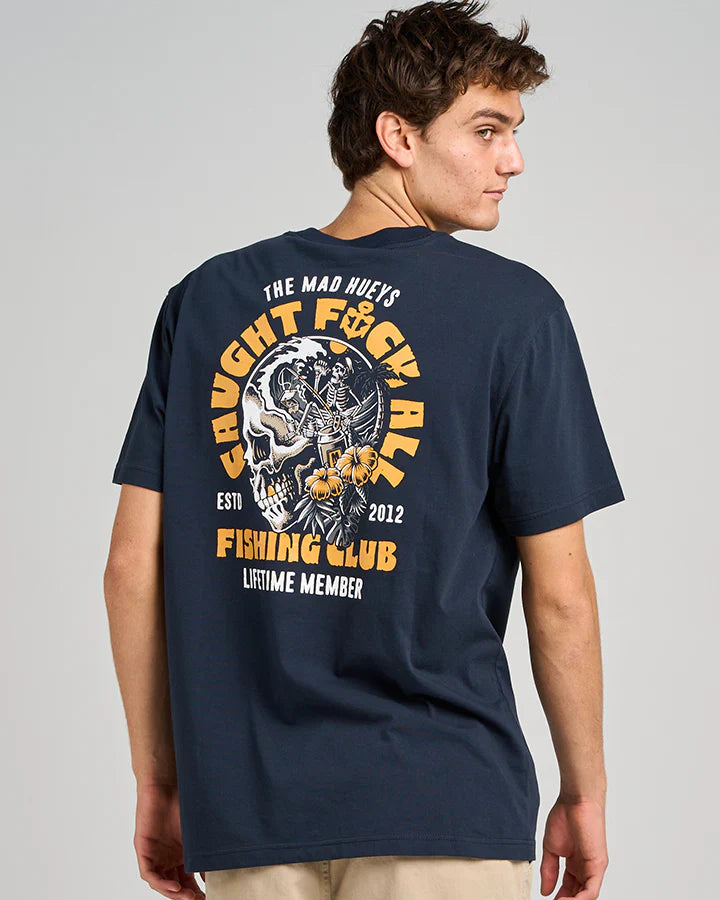 TMH TROPIC CAUGHT FK ALL | SS TEE - NAVY