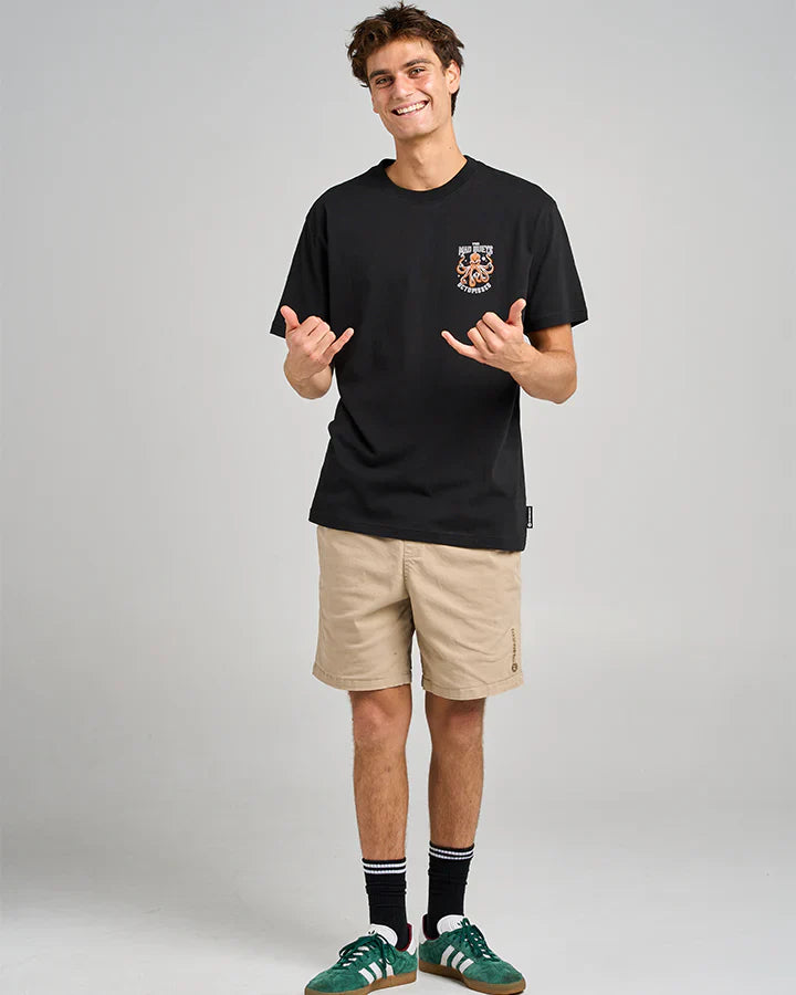 TMH ANCHOR OCTOPISSED | SS TEE - NAVY