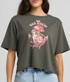 TMH MERMAID ANCHOR | WOMENS BOXY TEE