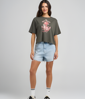 TMH MERMAID ANCHOR | WOMENS BOXY TEE