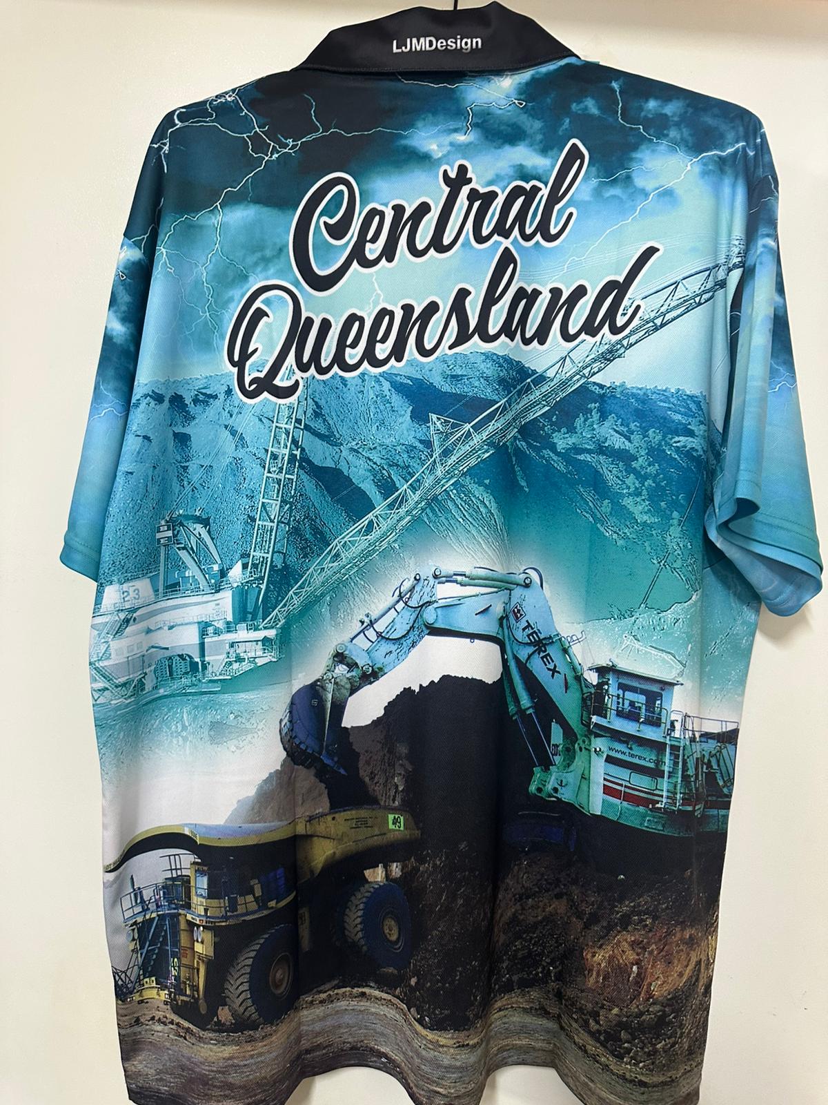 TSP Fishing Shirt Blue Short Sleeve - CQ - TheSquarePeg