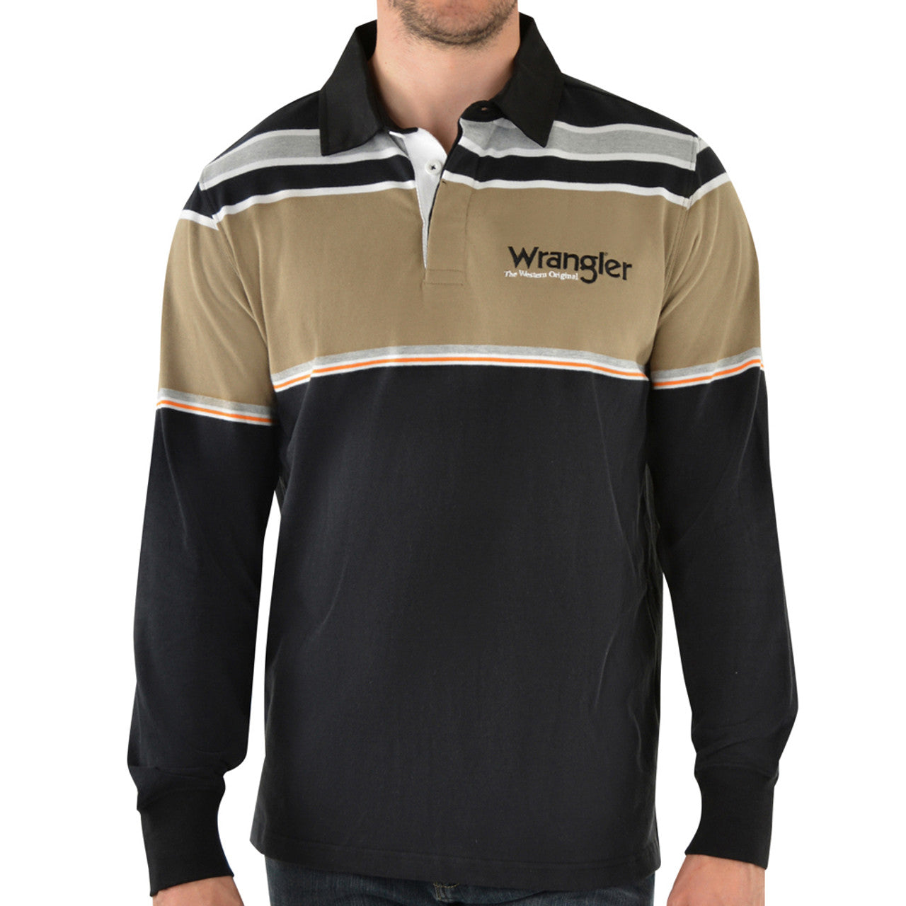 Wrangler Mens Charlston Rugby Jersey - Size XS