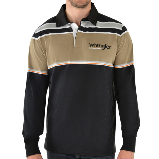 Wrangler Mens Charlston Rugby Jersey - Size XS