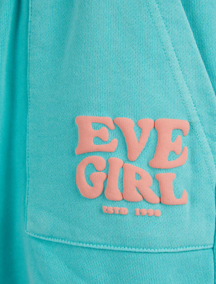 Eve Girl Aths Fleece Short Blue - TheSquarePeg