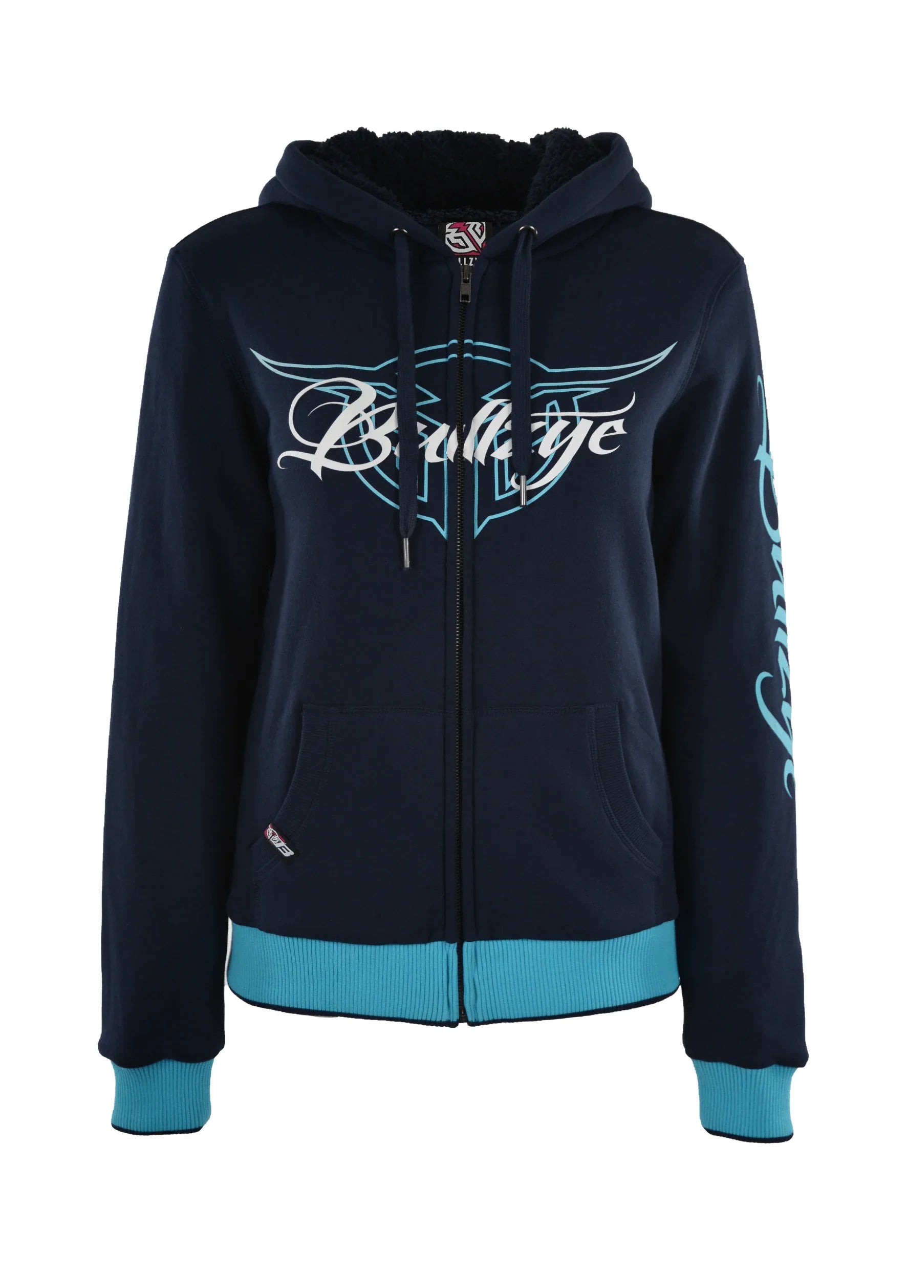 Bullzye Womens Ryder Zip Hoodie - TheSquarePeg