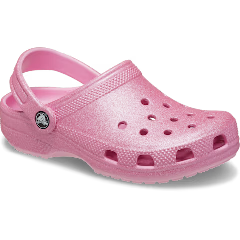 Crocs Toddler Classic Glitter Clog - TheSquarePeg
