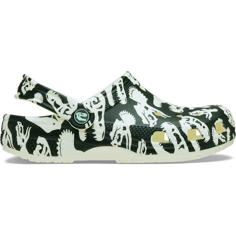 Crocs Toddler Classic Glow Dino Clog - TheSquarePeg