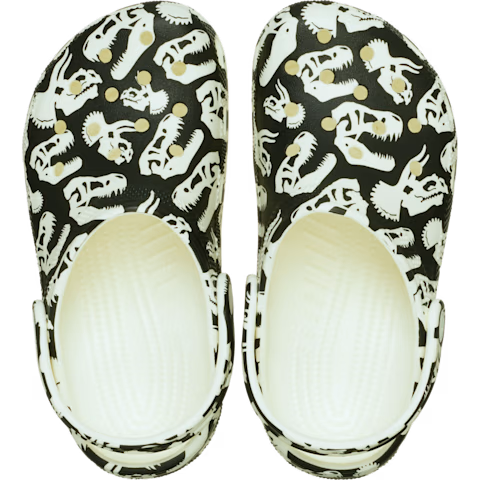Crocs Toddler Classic Glow Dino Clog - TheSquarePeg