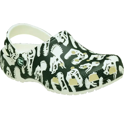Crocs Toddler Classic Glow Dino Clog - TheSquarePeg
