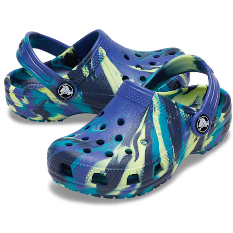 Crocs Kids Classic Marbled Clog