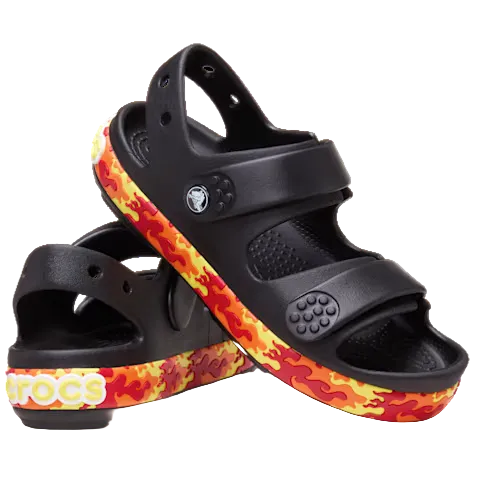 Crocs Toddler Crocband Cruiser Flames Sandal