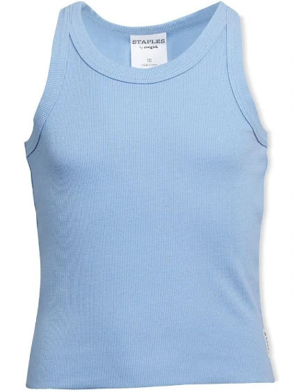 Eve Girl Everyday Rib Tank Blue - TheSquarePeg