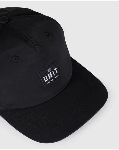 UNIT Mens Headwear - Flat Peak Unstructured Strapback - Level - TheSquarePeg
