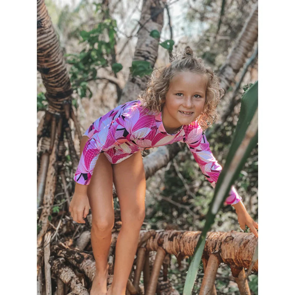 Lotus Pride Reversible One-Piece - Back Zipper Print