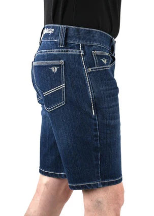 Bullzye Mens Lever Denim Short