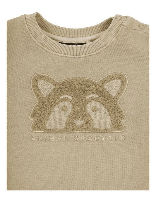 Animal Crackers Raffael Crew Tan Baby Size 0