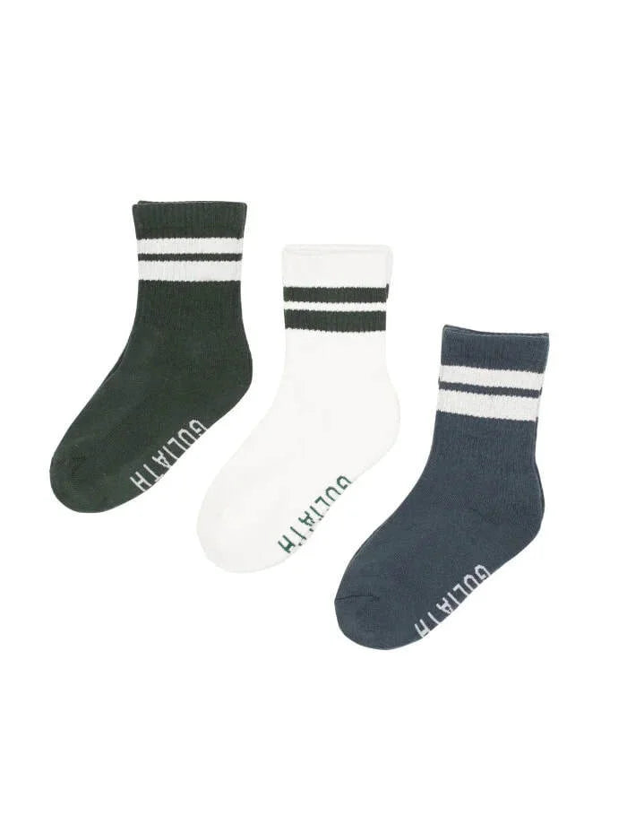 ST GOLIATH- RETRO SOCKS - 3 PACK - SIZE 5-8 - 3-5 Years - TheSquarePeg