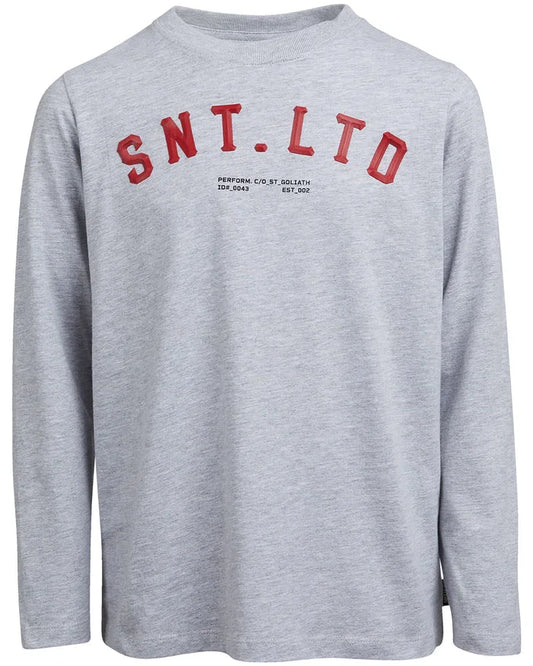 St. Goliath Diamond L/S Tee Snow Marle