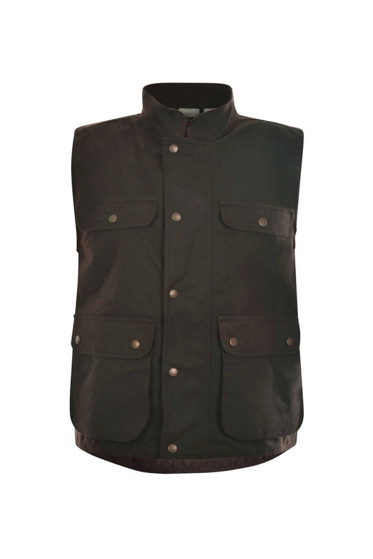 Thomas Cook Hi Country Oilskin Sherpa Vest Size XL