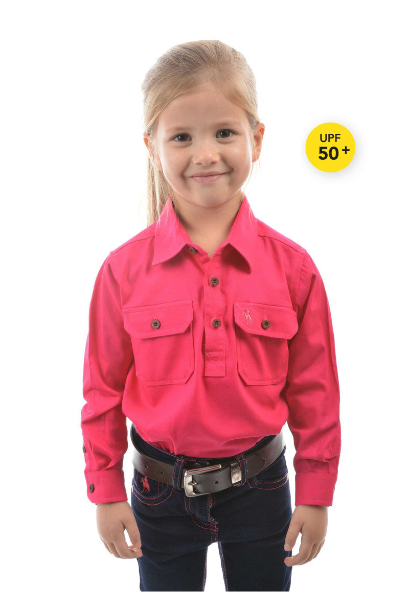 Thomas Cook Kids Heavy Drill LS Shirt Cobalt K2 - TheSquarePeg