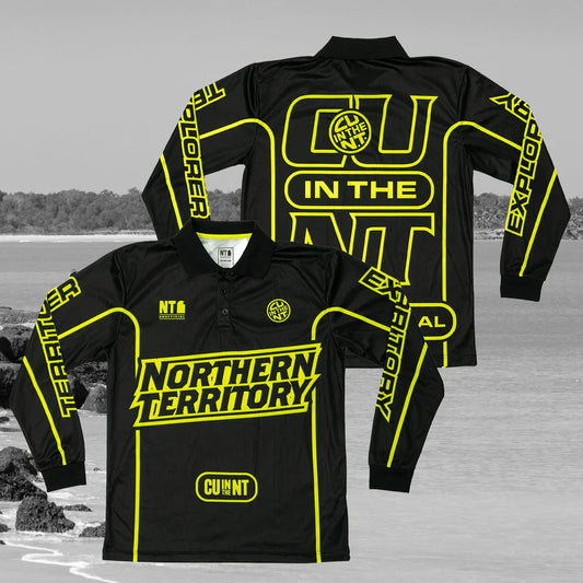 CU in the NT Territory Recon Fishing Jersey Yellow
