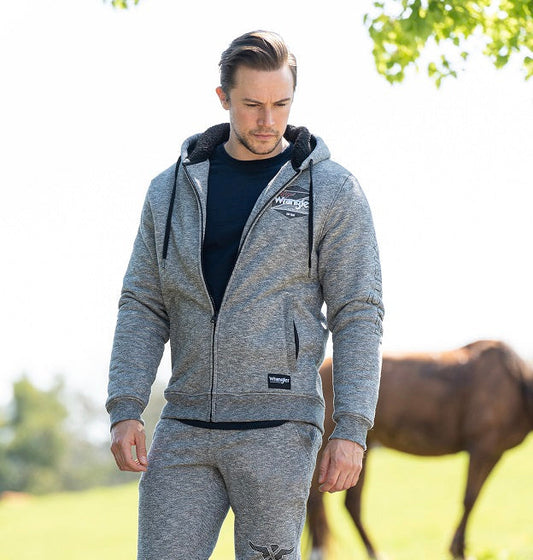 Wrangler Mens Bridge Zip-up Hoodie - Size XS
