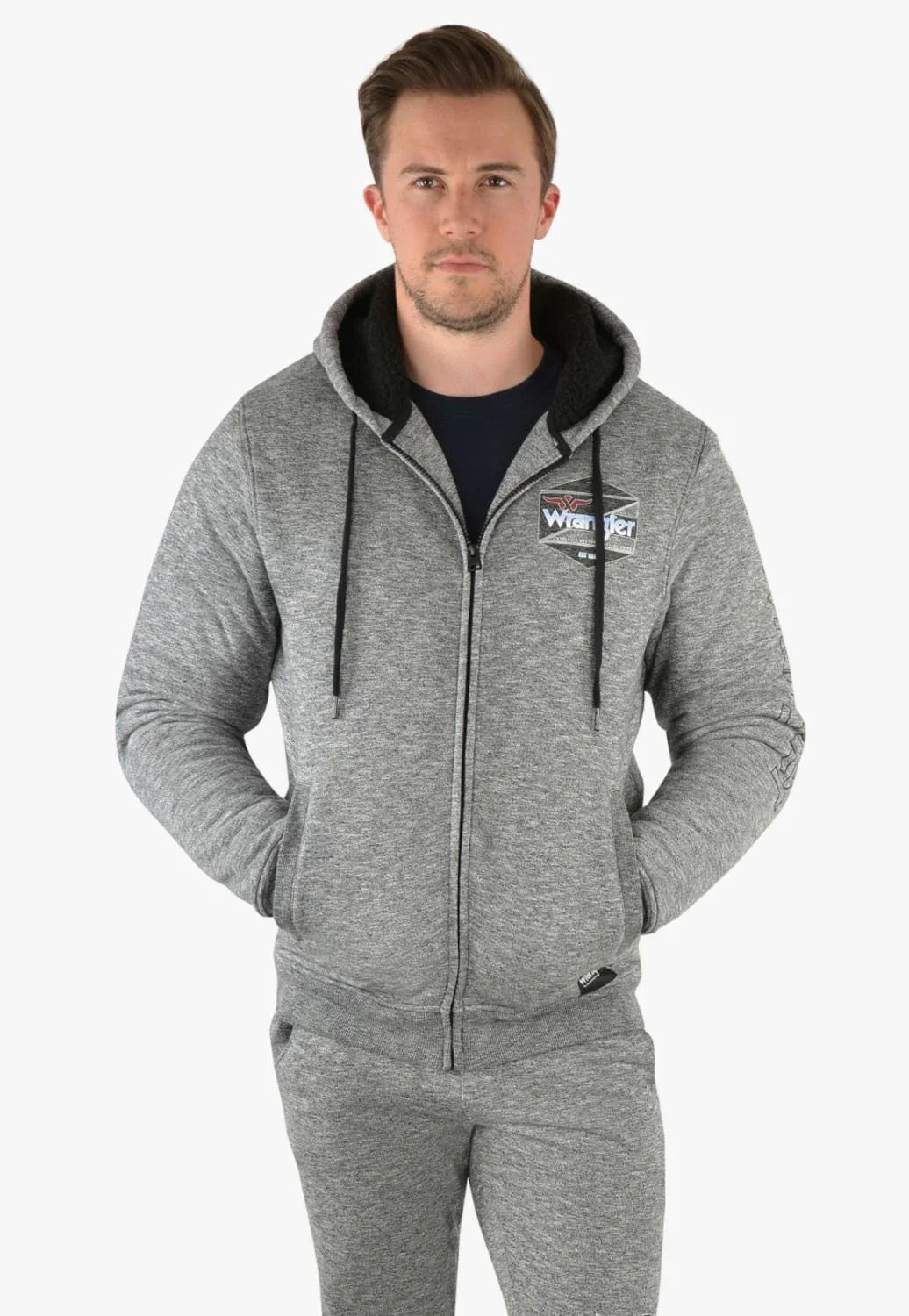Wrangler Mens Bridge Zip-up Hoodie - Size XS